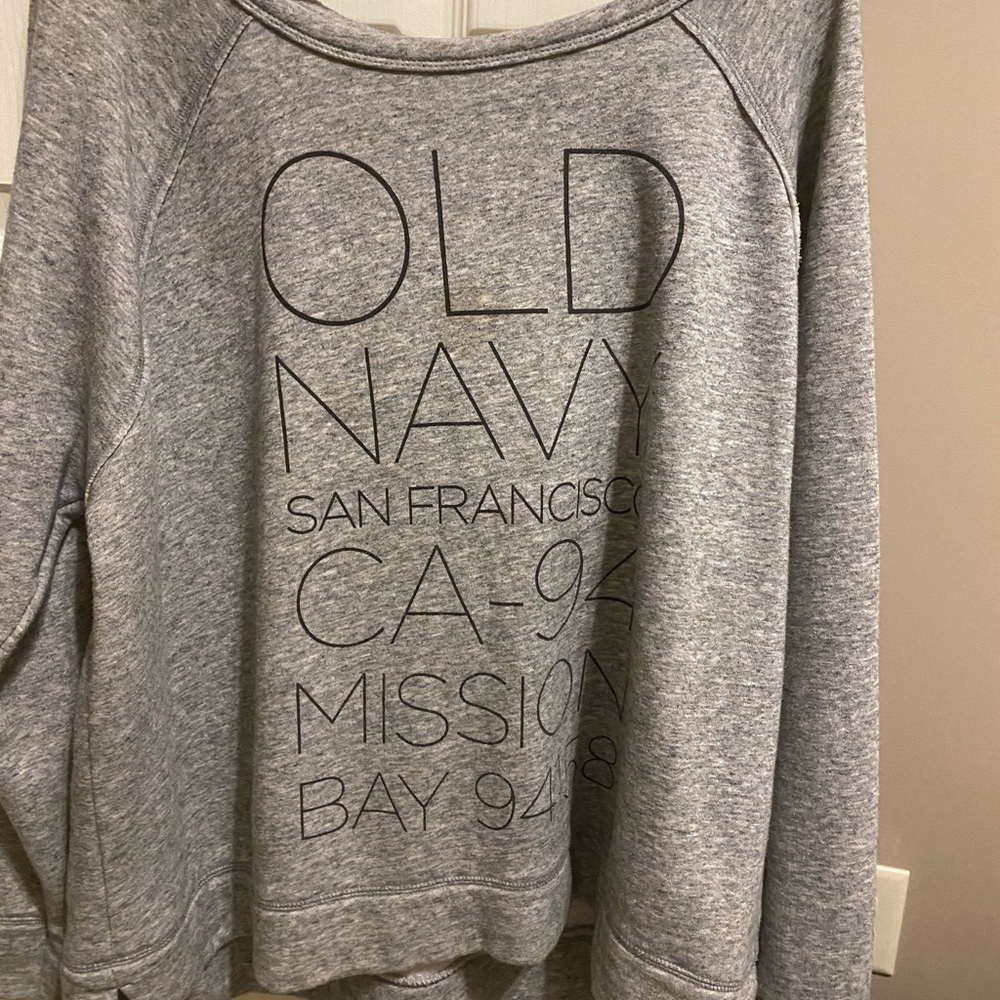 Old Navy grey XL sweatshirt
